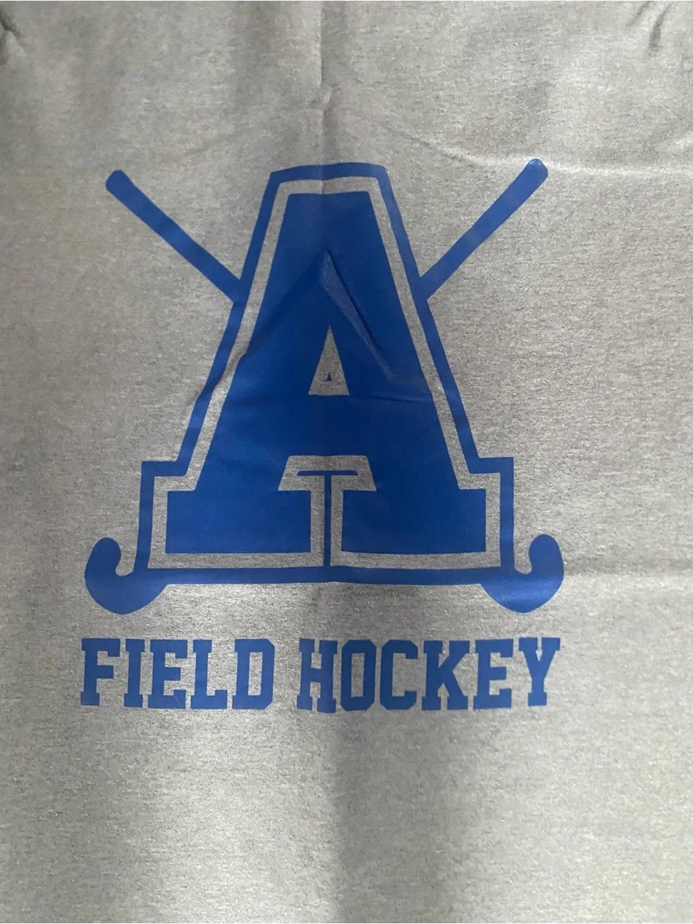 Gildan Gray Field hockey sweatshirt blanket